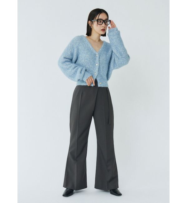 LAGUNAMOON「ウエストアシンメトリーセミフレアパンツ」|その他|