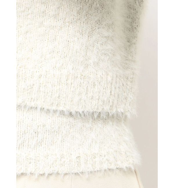 LAGUNAMOON「ヘアリーラメアンサンブル」|カーディガン|