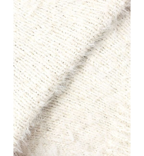 LAGUNAMOON「ヘアリーラメアンサンブル」|カーディガン|