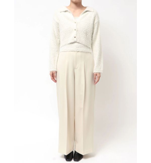 LAGUNAMOON「ヘアリーラメアンサンブル」|カーディガン|