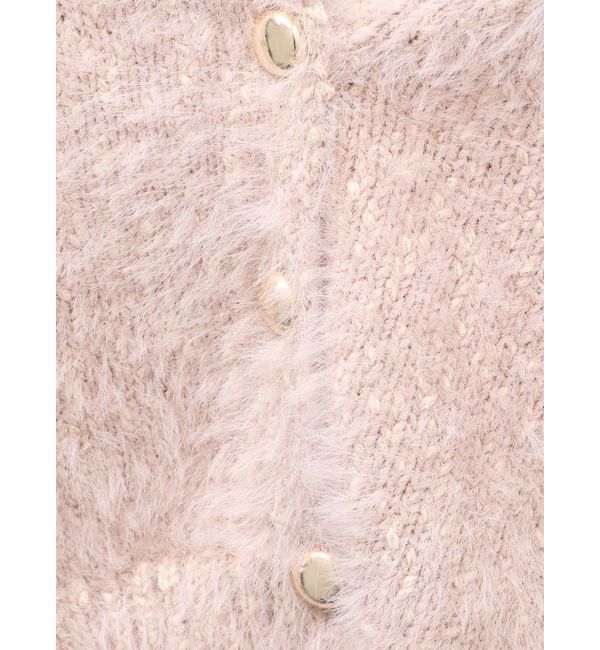 LAGUNAMOON「ヘアリーラメアンサンブル」|カーディガン|