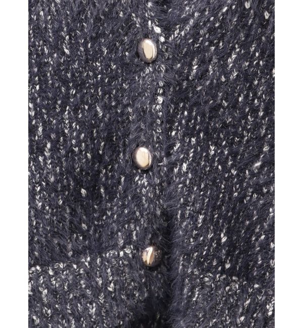 LAGUNAMOON「ヘアリーラメアンサンブル」|カーディガン|