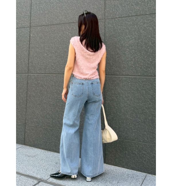 LAGUNAMOON「カットジャガードドレープブラウス」|シャツ・ブラウス|