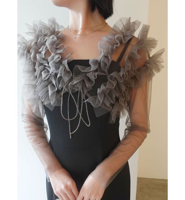 LAGUNAMOON「LADYノースリーブボレロキャミワンピース」|ワンピース|