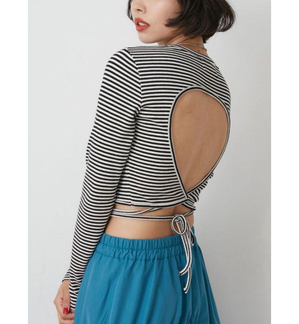 jouetie「バックオープントップス」|Tシャツ・カットソー|