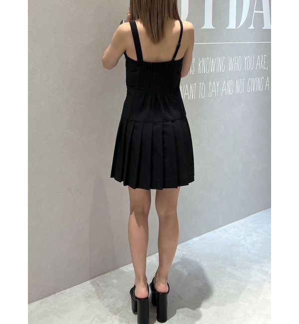 GYDA「【TINY】アシメストラッププリーツワンピース」|ワンピース|