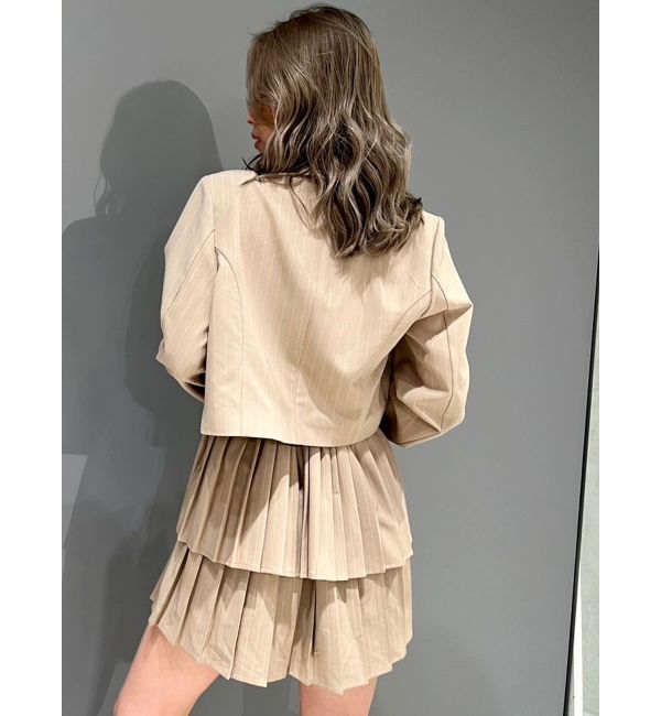 GYDA「ティアードプリーツワンピース」|ワンピース|