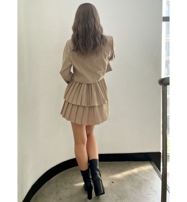 GYDA「ティアードプリーツワンピース」|ワンピース|