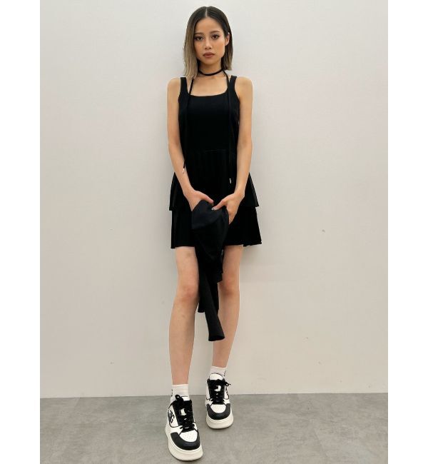 GYDA「ティアードプリーツワンピース」|ワンピース|