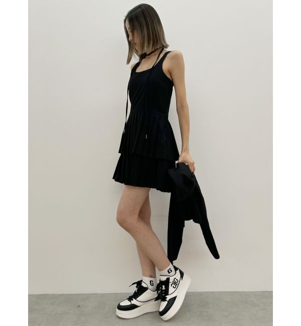 GYDA「ティアードプリーツワンピース」|ワンピース|