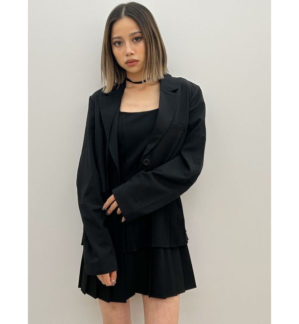 GYDA「ティアードプリーツワンピース」|ワンピース|