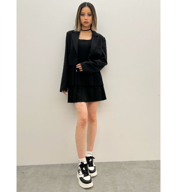 GYDA「ティアードプリーツワンピース」|ワンピース|