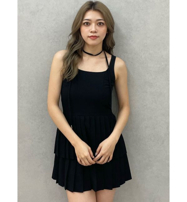 GYDA「ティアードプリーツワンピース」|ワンピース|