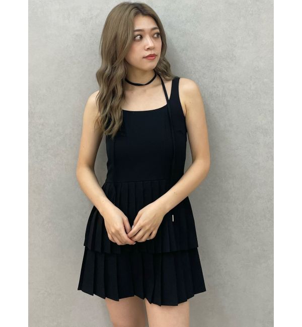 GYDA「ティアードプリーツワンピース」|ワンピース|