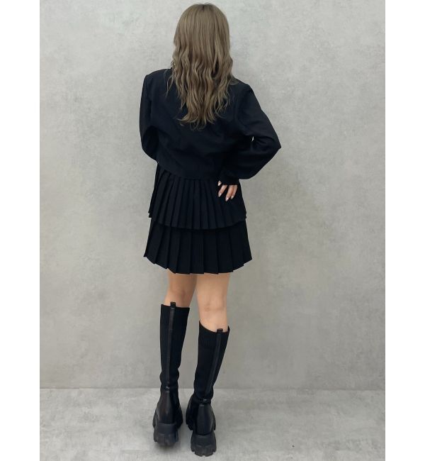 GYDA「ティアードプリーツワンピース」|ワンピース|