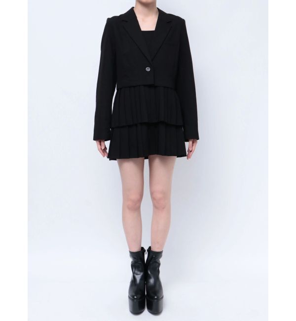 GYDA「ティアードプリーツワンピース」|ワンピース|