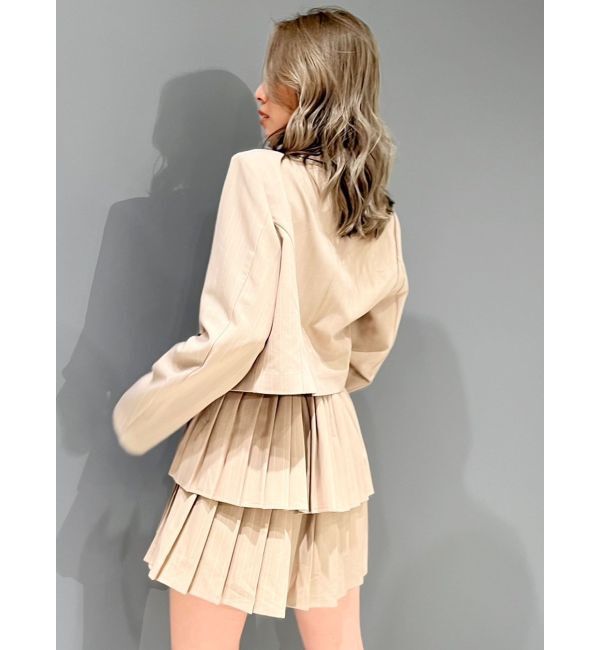 GYDA「ティアードプリーツワンピース」|ワンピース|