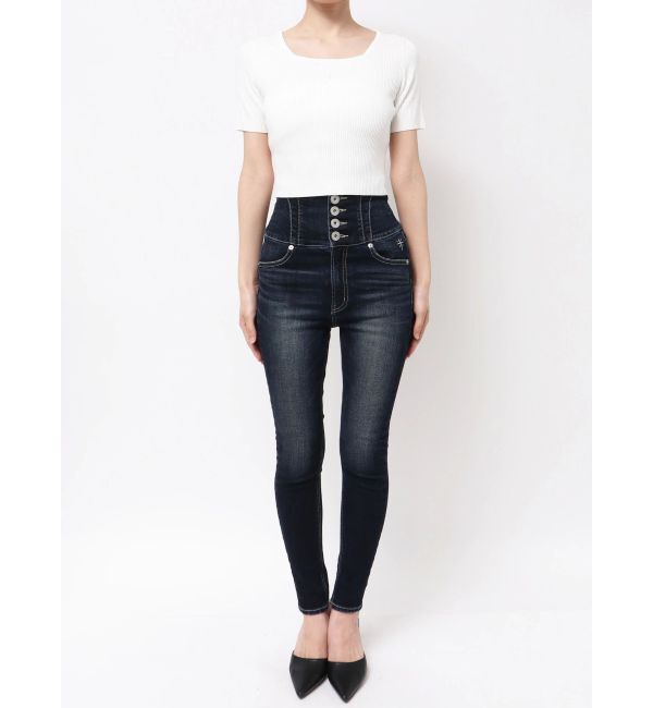 GYDA「SymmetryGYDA ハーフスリーブニットトップス」|ニット・セーター|