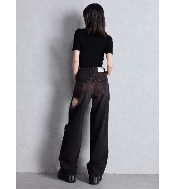 GYDA「SymmetryGYDA ハーフスリーブニットトップス」|ニット・セーター|