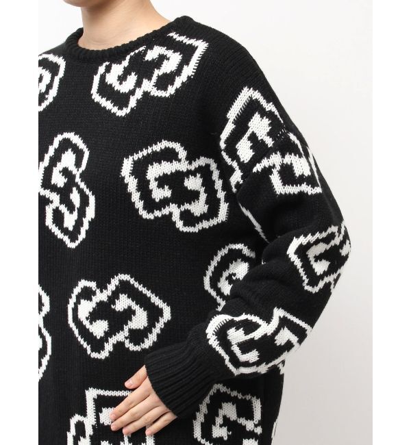 GYDA「GG FRAMEニットトップス」|ニット・セーター|