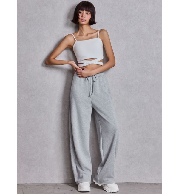 GYDA「GG chain glitter print straightパンツ」|その他|