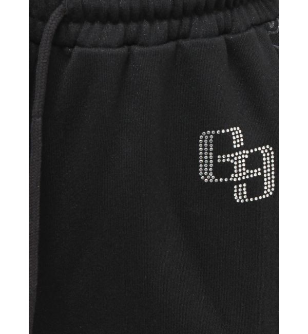 GYDA「GG chain glitter print straightパンツ」|その他|