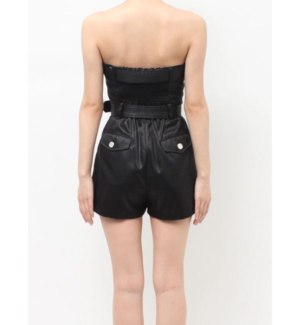 GYDA「W BELT GLITTERロンパース」|ワンピース|