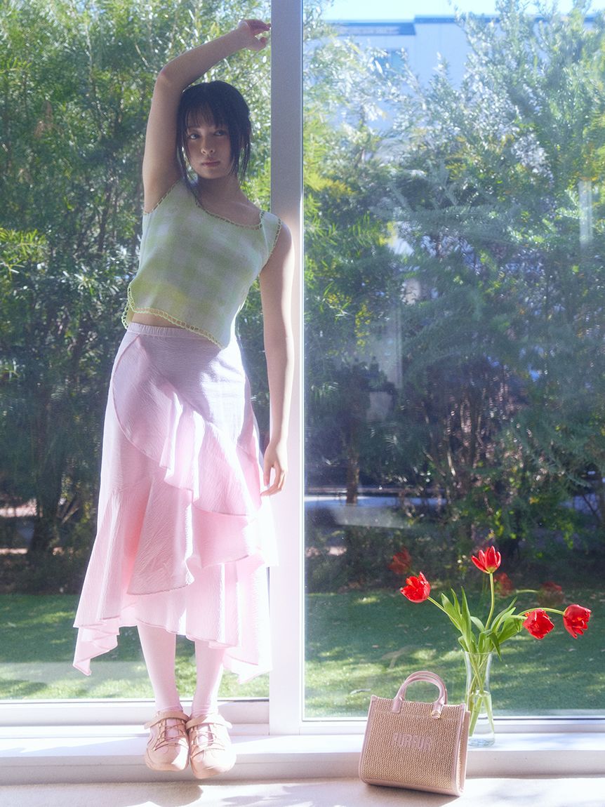 FURFUR「アシンメトリーヘムスカート」|スカート|