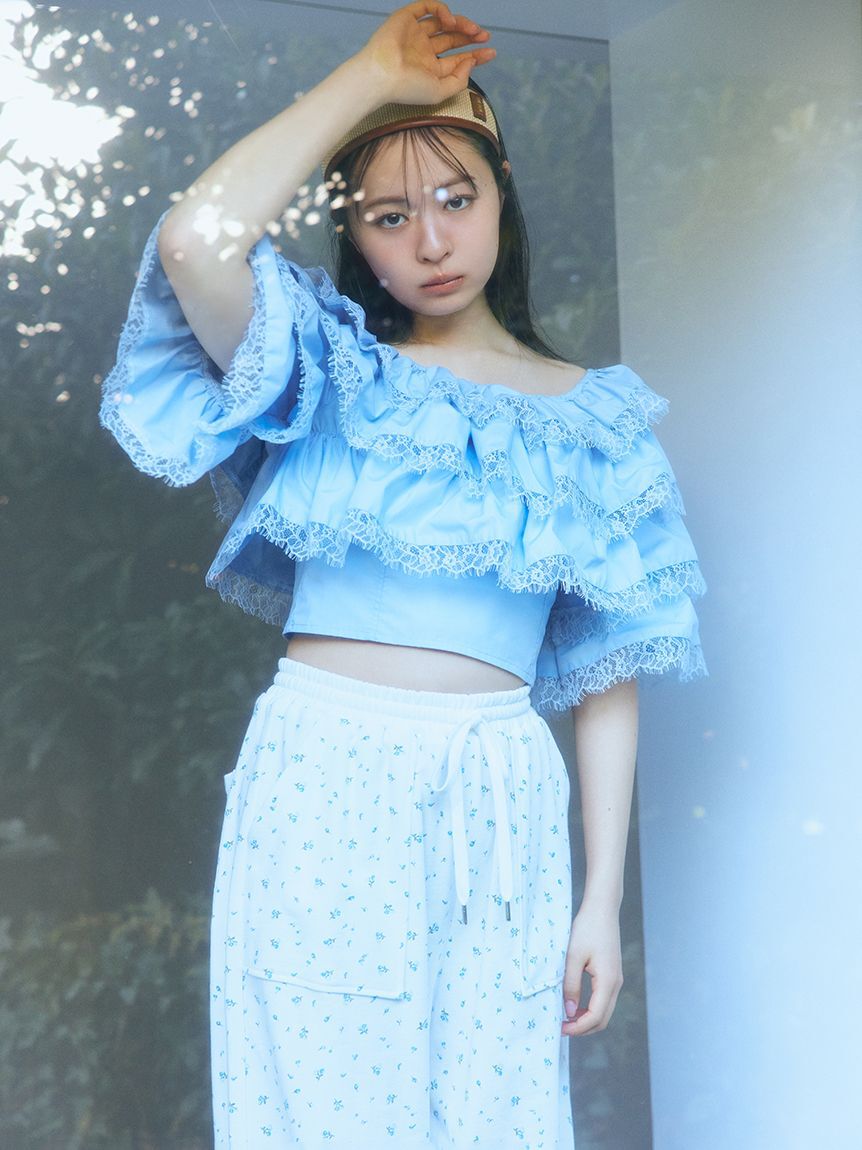 FURFUR「ラフィアライクレザートリミングカチューシャ」|ヘアバンド|