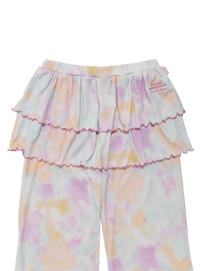 gelato pique「【kansai yamamoto】【レディース】リブフリルロングパンツ」|ルームウェア|