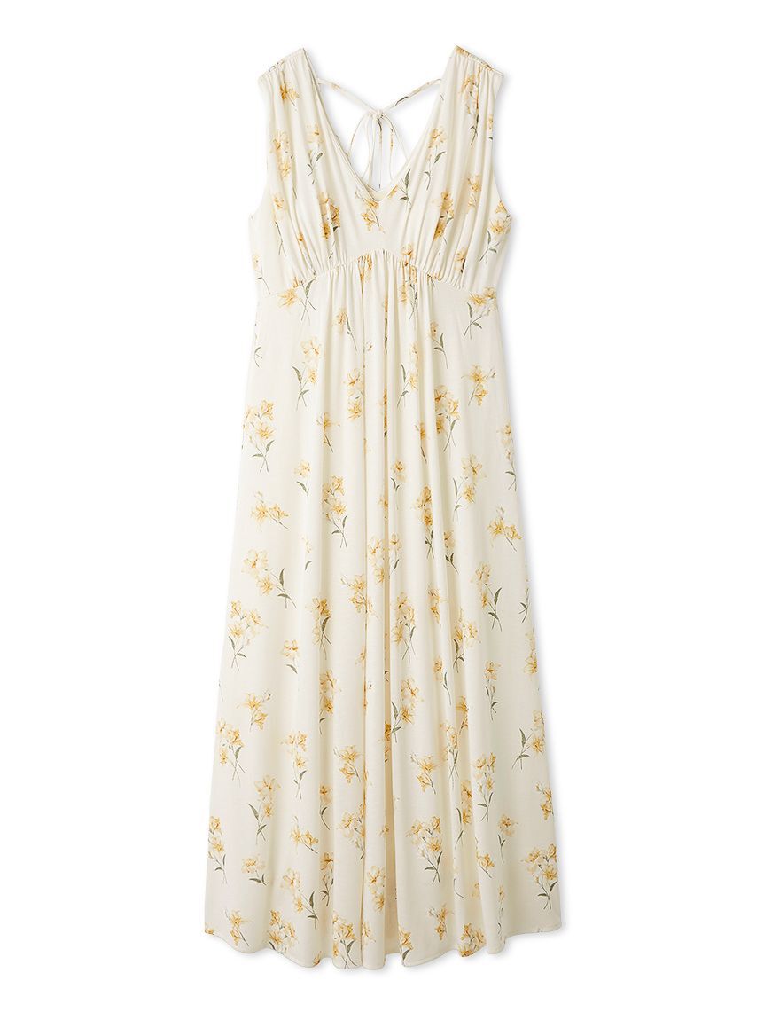 gelato pique「【母の日】フラワー柄カップインワンピース」|ルームウェア|YEL