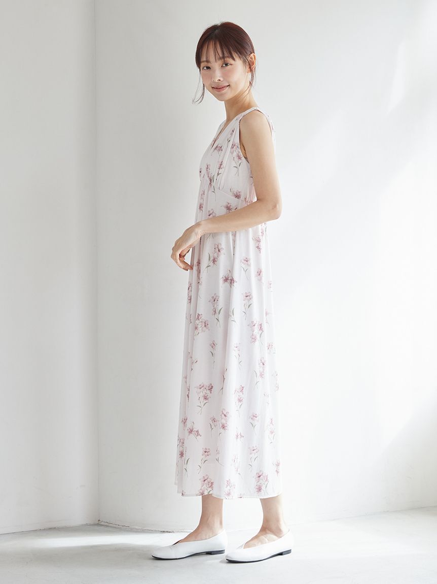 gelato pique「【母の日】フラワー柄カップインワンピース」|ルームウェア|
