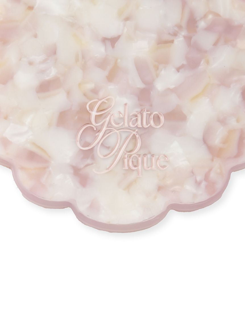 gelato pique「【母の日】トリムラインミラー 巾着付き」|その他|