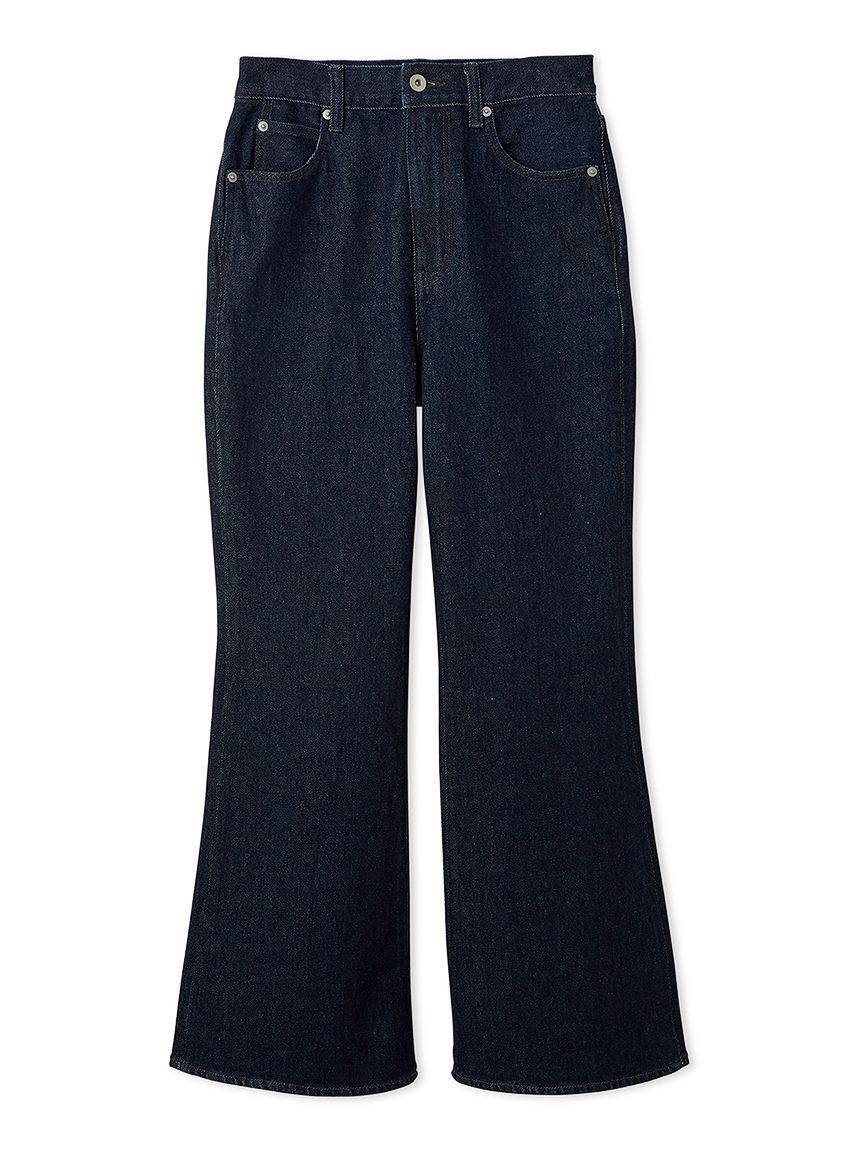 LILY BROWN「【WEB限定00サイズ】ストレッチセミフレアデニムパンツ」|デニム|