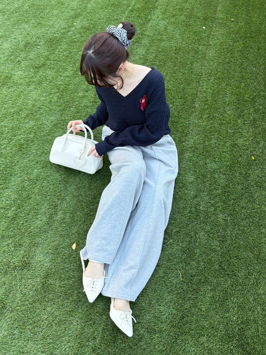 LILY BROWN「レースアップスリングバッグパンプス」|パンプス|