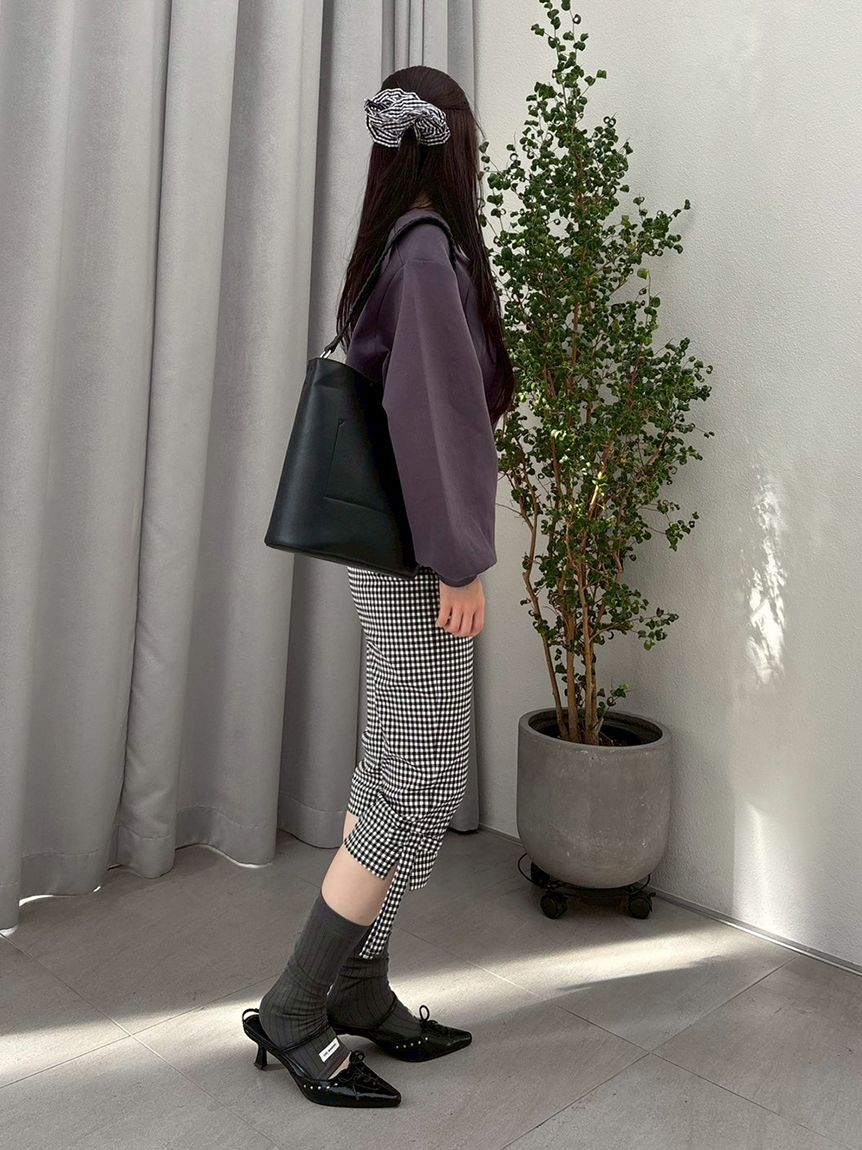 LILY BROWN「レースアップスリングバッグパンプス」|パンプス|