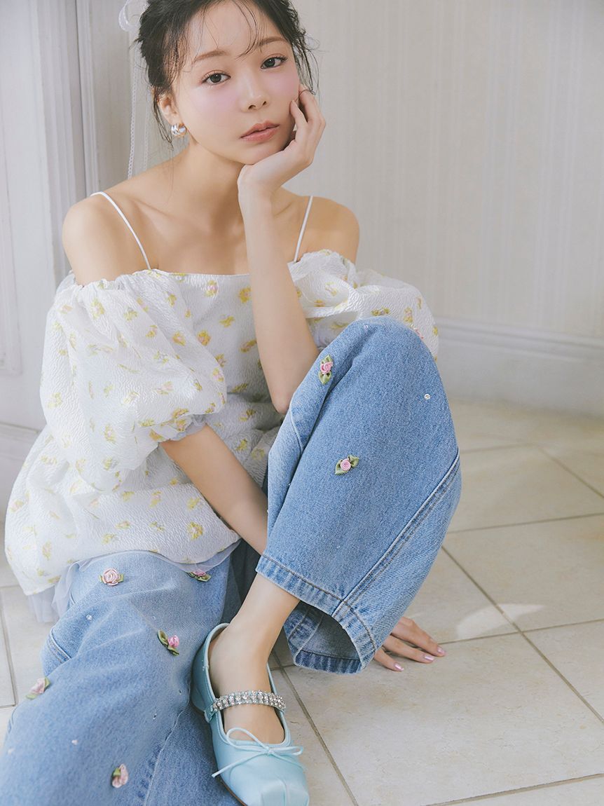 LILY BROWN「3wayペプラムジャガードブラウス」|シャツ・ブラウス|LGRY