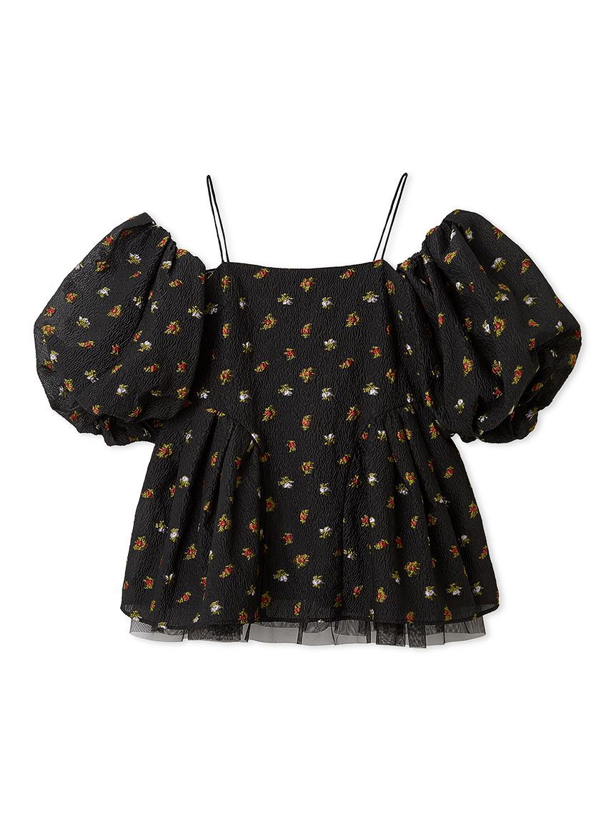 LILY BROWN「3wayペプラムジャガードブラウス」|シャツ・ブラウス|