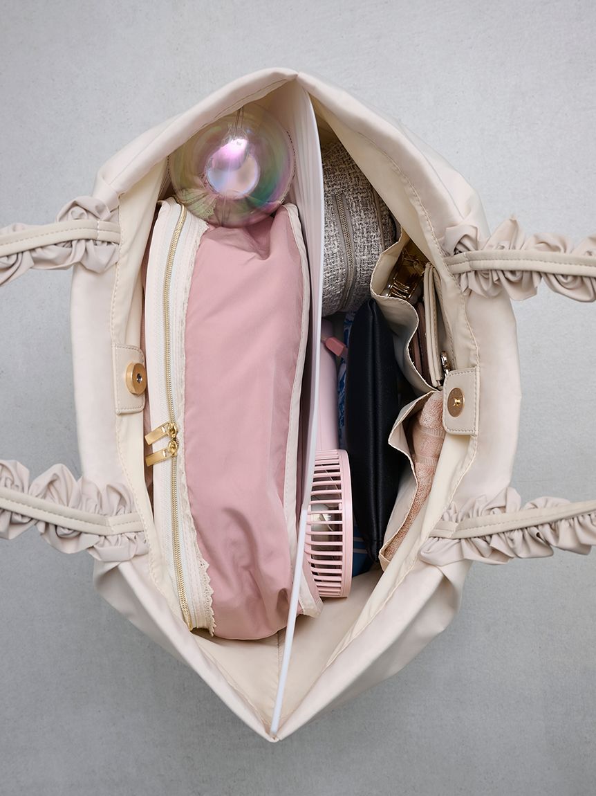 CELFORD「フリルラメ刺繍トートバッグ（wide）」|トートバッグ|