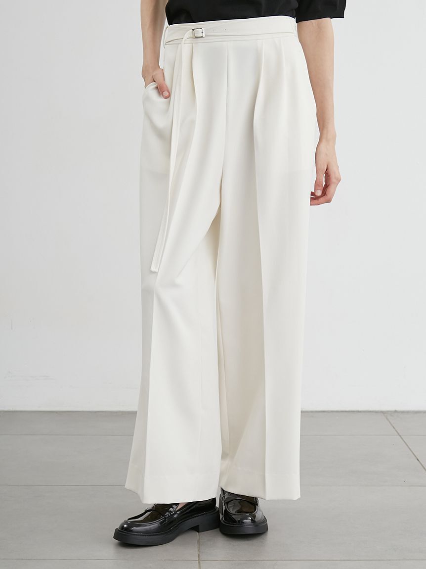 styling/「タックスーツパンツ」|チノ|WHT