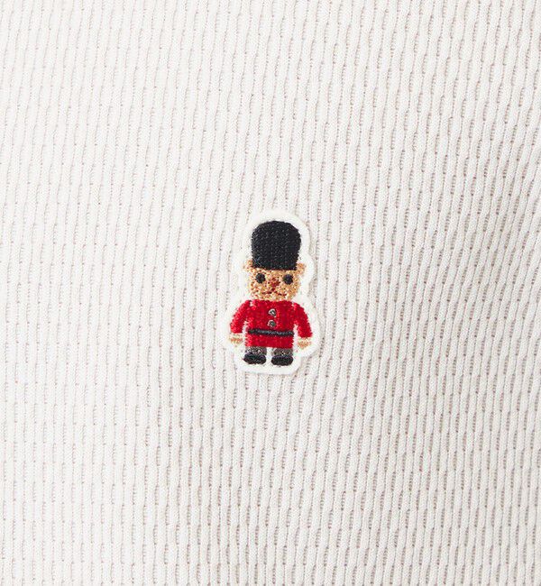 MACKINTOSH PHILOSOPHY「BUCKINGHAM BEAR スウェットTシャツ ミリタリーワッフル」|Tシャツ・カットソー|