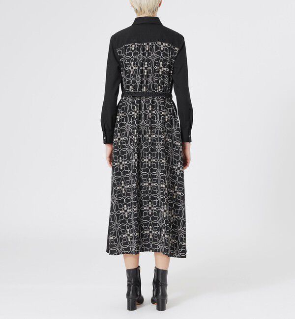  「メランジツイルシャツワンピース」|ワンピース|