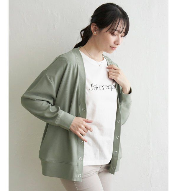 ikka「スポンディッシュVネックカーディガン」|カーディガン|