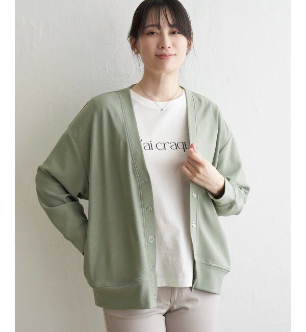 ikka「スポンディッシュVネックカーディガン」|カーディガン|