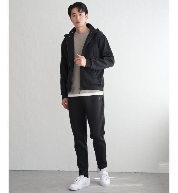 ikka「ダブルフェイスカノコジップパンツ」|その他|