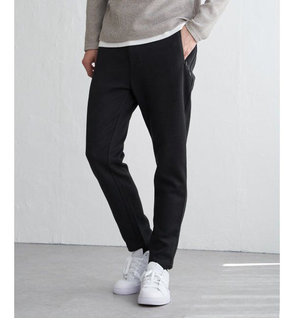 ikka「ダブルフェイスカノコジップパンツ」|その他|