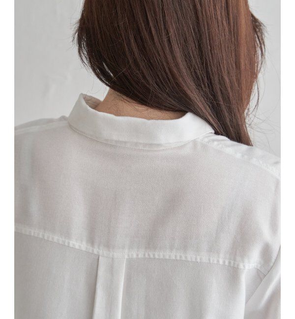 Lbc with Life「綿レーヨンメタルボタンシャツ」|シャツ・ブラウス|