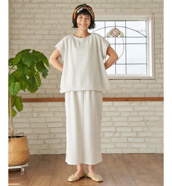 Lbc with Life「ラメ裏毛Iラインスカート」|スカート|