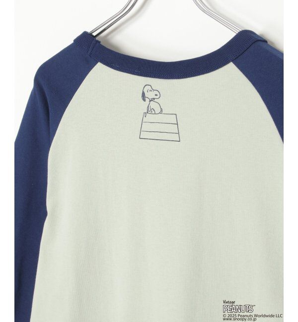 VENCE share style「PEANUTS ピーナッツ SNOOPY スヌーピー TP ビンテージラグランTシャツ」|Tシャツ・カットソー|