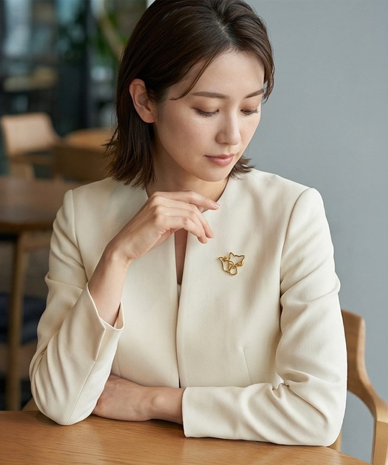 STYLE DELI「【DELI by】フォックスブローチ」|ブローチ・コサージュ|